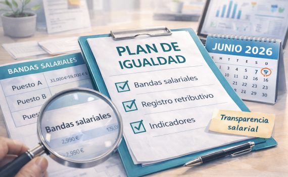 Transparencia salarial: qué cambia en 2026 y cómo prepararlo en tu Plan de Igualdad